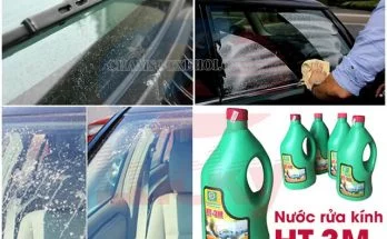 nước lau rửa kính xe hơi