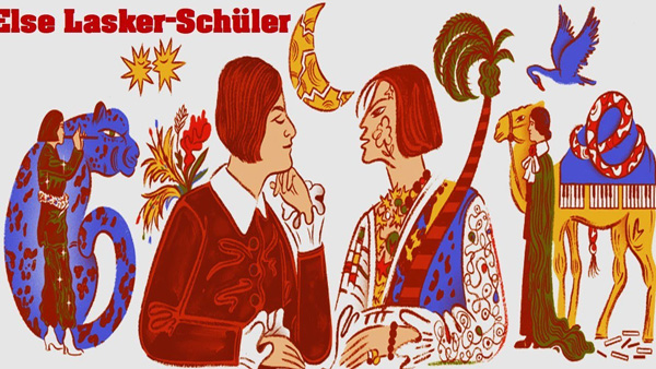 Google Doodle vinh danh vị nữ thi sĩ vĩ đại Else Lasker Schuler