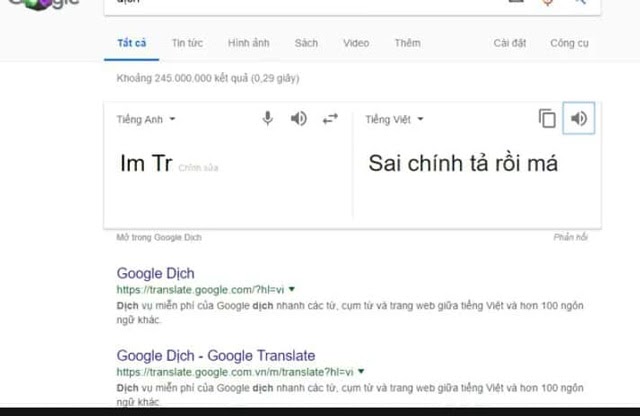 google dịch nói bậy 2021