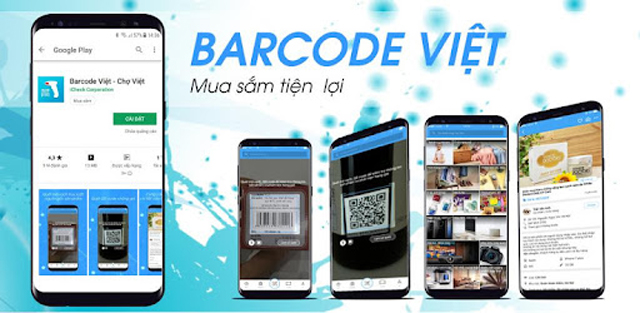Ứng dụng quét mã vạch tốt - Barcode Việt