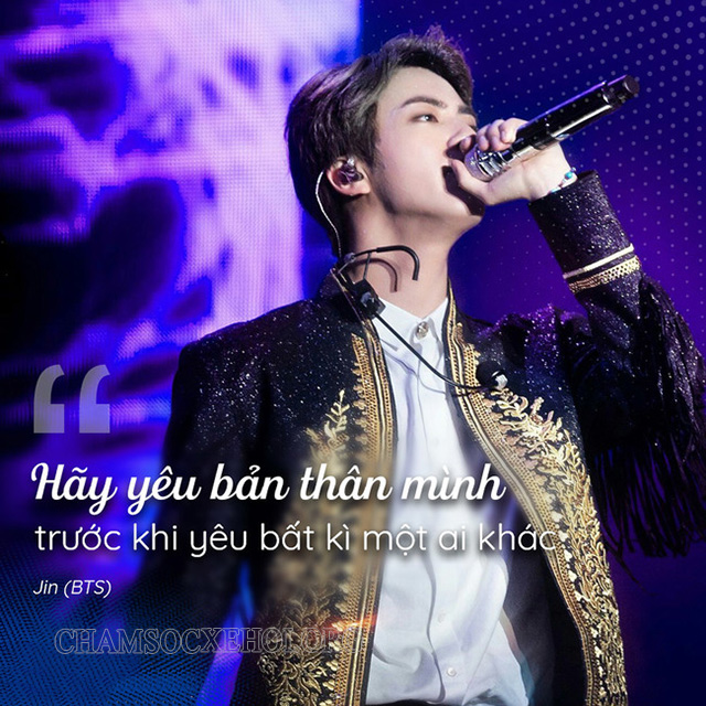 Câu nói tạo động lực của Jin BTS