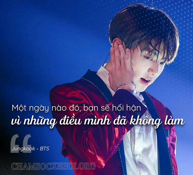 Câu nói đầy ý nghĩa của Jungkook tiếp thêm sức mạnh cho bạn