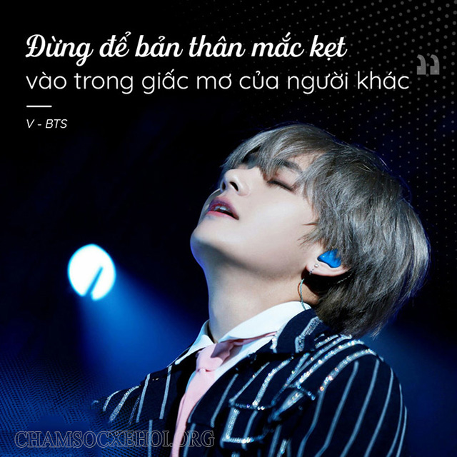 Những câu nói hay của V - BTS gửi đến fan hâm mộ