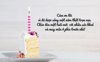 Những lời chúc sinh nhật đơn giản mà hay cho bản thân
