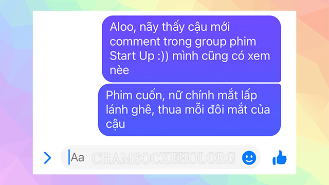 Nhắn tin trao đổi về sở thích để bắt chuyện với crush