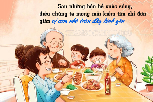 Bình yên là cái cảm giác ngồi trong mâm cơm gia đình mình!