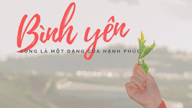 STT bình yên đơn giản nhưng khiến con người ta rung động