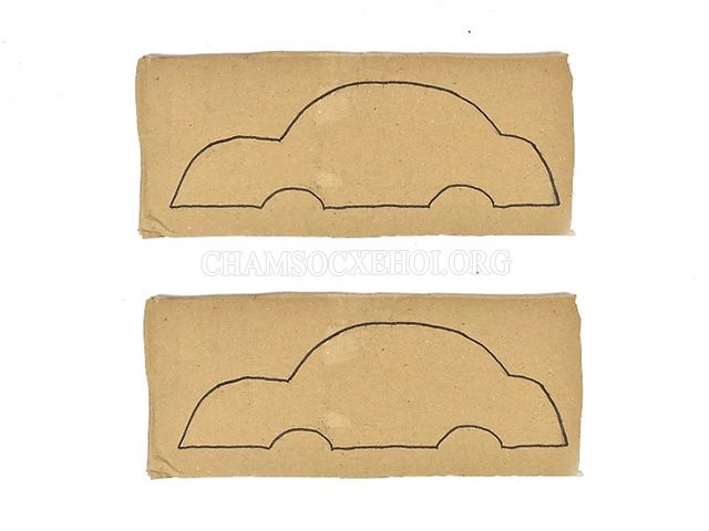 Junbaby Cách làm ô tô bằng bìa cát tông