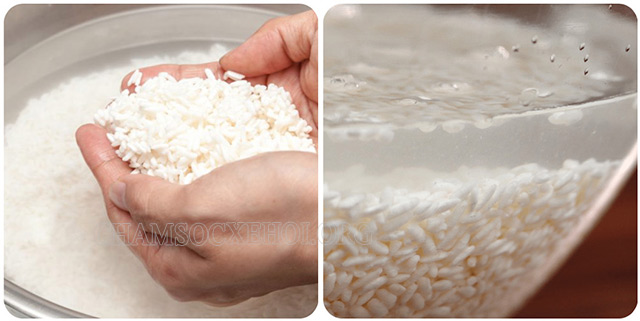 Ngâm gạo qua đêm để gạo thêm trắng, mềm và dẻo thơm hơn