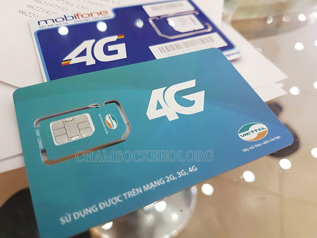 Dùng sim 4G của nhà mạng