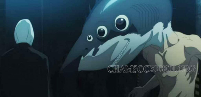 Shark Fiend – Một nhân vật hoạt hình đầu cá mập trong bộ manga