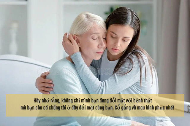 Lời cổ vũ, động viên người thân và bạn bè bị bệnh