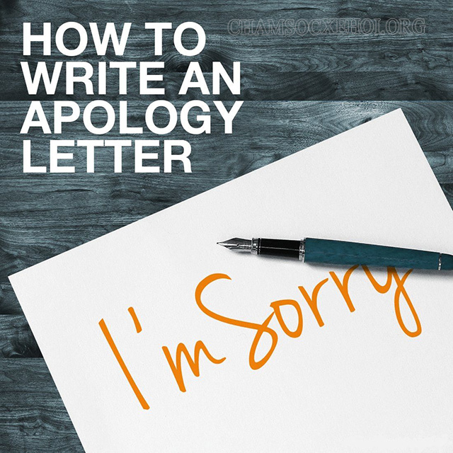 Hướng dẫn cách viết thư xin lỗi bằng tiếng Anh