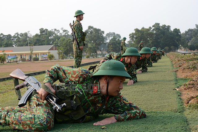 Quân đội huấn luyện để nâng cao khả năng sẵn sàng chiến đấu 