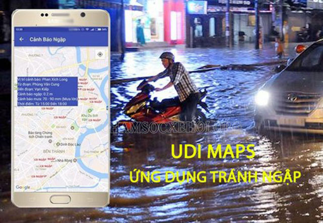 UDI Maps – Tra cứu địa điểm ngập nước nhanh nhanh chóng, đơn giản